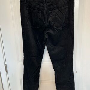Black modern skinny Corduroy Pants